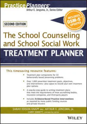 Knapp / Berghuis / Dimmitt |  The School Counseling and School Social Work Treatment Planner, with DSM-5 Updates | eBook | Sack Fachmedien