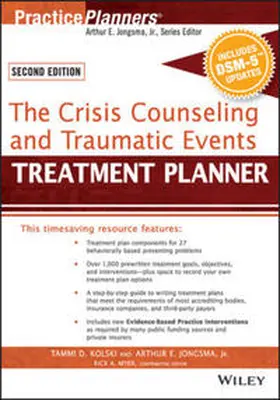 Kolski / Jongsma / Berghuis |  The Crisis Counseling and Traumatic Events Treatment Planner, with DSM-5 Updates | eBook | Sack Fachmedien