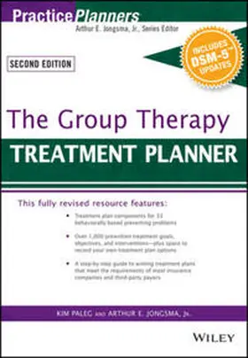 Jongsma / Berghuis / Paleg |  The Group Therapy Treatment Planner, with DSM-5 Updates | eBook | Sack Fachmedien