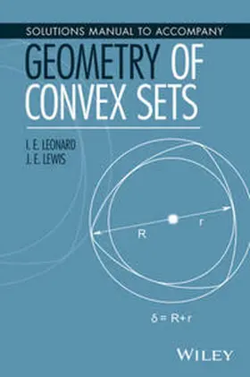 Leonard / Lewis |  Solutions Manual to Accompany Geometry of Convex Sets | eBook | Sack Fachmedien