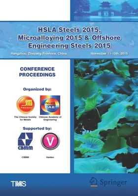 Hsla Steels 2015, Microalloying 2015 & Offshore Engineering Steels 2015 | Sonstiges |  Sack Fachmedien