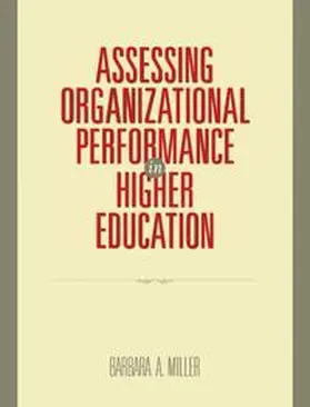 Miller |  Assessing Organizational Performance in Higher Education | eBook | Sack Fachmedien