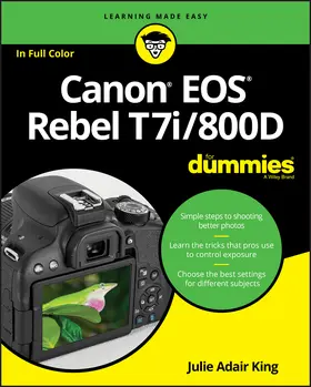 King |  Canon EOS Rebel T7i/800D for Dummies | Buch |  Sack Fachmedien