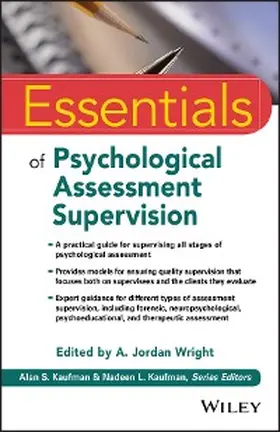 Wright |  Essentials of Psychological Assessment Supervision | eBook | Sack Fachmedien