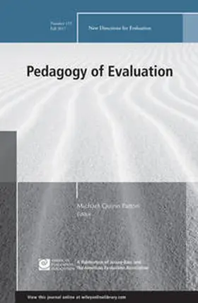 Patton |  Pedagogy of Evaluation | eBook | Sack Fachmedien