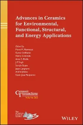 Mahmoud / Sridharan / Colorado |  Advances in Ceramics for Environmental, Functional, Structural, and Energy Applications | eBook | Sack Fachmedien