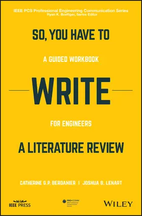 Berdanier / Lenart / Boettger |  So, You Have to Write a Literature Review | Buch |  Sack Fachmedien