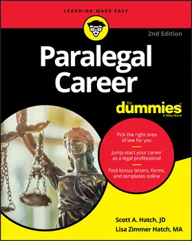 Hatch | Paralegal Career for Dummies | Buch | 978-1-119-56491-1 | sack.de