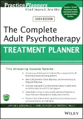 Jongsma / Peterson / Bruce |  The Complete Adult Psychotherapy Treatment Planner | eBook | Sack Fachmedien