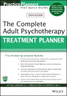 Jongsma / Peterson / Bruce |  The Complete Adult Psychotherapy Treatment Planner | eBook | Sack Fachmedien