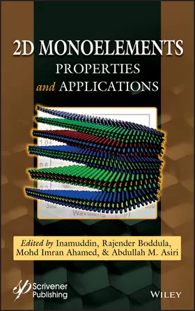 Inamuddin / Boddula / Ahamed | 2D Monoelements | Buch | 978-1-119-65525-1 | sack.de
