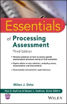 Dehn |  Essentials of Processing Assessment | eBook | Sack Fachmedien