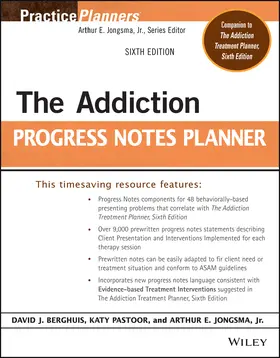 Berghuis / Pastoor / Jongsma |  The Addiction Progress Notes Planner | Buch |  Sack Fachmedien