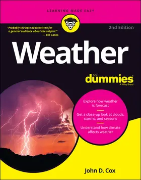 Cox |  Weather for Dummies | Buch |  Sack Fachmedien