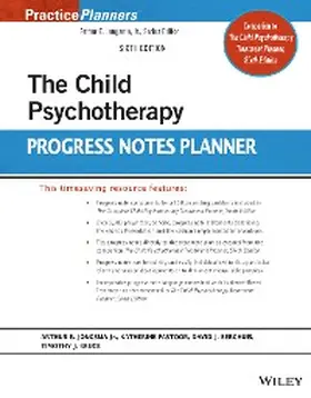 Jongsma / Pastoor / Berghuis |  The Child Psychotherapy Progress Notes Planner | eBook | Sack Fachmedien