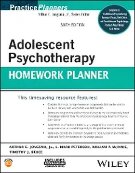 Jongsma / Peterson / Mcinnis |  Adolescent Psychotherapy Homework Planner | eBook | Sack Fachmedien