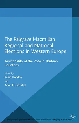 Dandoy / Schakel |  Regional and National Elections in Western Europe | eBook | Sack Fachmedien