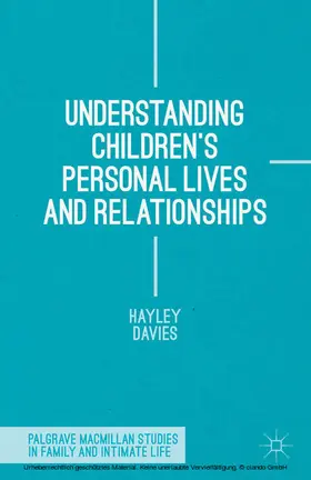 Davies |  Understanding Children's Personal Lives and Relationships | eBook | Sack Fachmedien