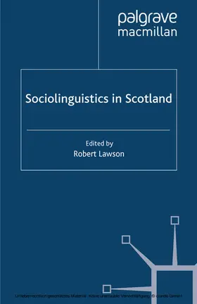 Lawson |  Sociolinguistics in Scotland | eBook | Sack Fachmedien