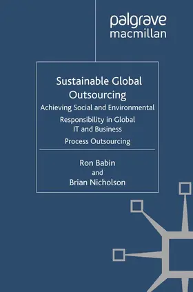 Babin / Nicholson |  Sustainable Global Outsourcing | eBook | Sack Fachmedien