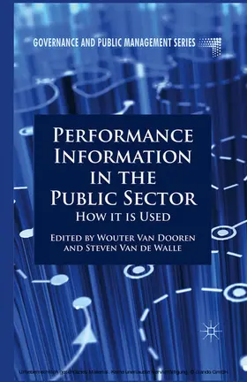  Performance Information in the Public Sector | eBook | Sack Fachmedien