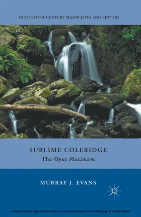 Evans |  Sublime Coleridge | eBook | Sack Fachmedien
