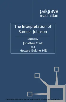 Clark / Erskine-Hill |  The Interpretation of Samuel Johnson | eBook | Sack Fachmedien