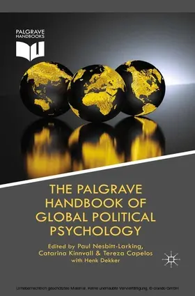 Kinnvall / Dekker / Capelos |  The Palgrave Handbook of Global Political Psychology | eBook | Sack Fachmedien