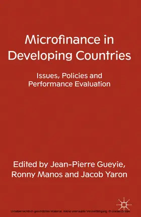 Gueyie / Manos / Yaron |  Microfinance in Developing Countries | eBook | Sack Fachmedien