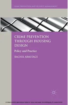 Armitage |  Crime Prevention through Housing Design | eBook | Sack Fachmedien
