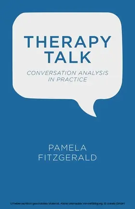 Fitzgerald |  Therapy Talk | eBook | Sack Fachmedien