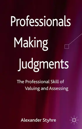 Styhre |  Professionals Making Judgments | eBook | Sack Fachmedien