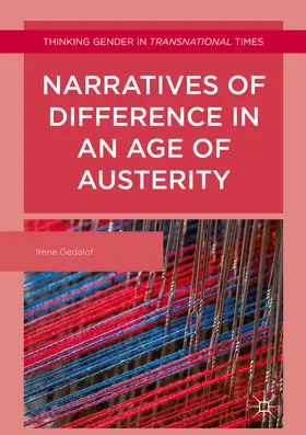 Gedalof |  Narratives of Difference in an Age of Austerity | eBook | Sack Fachmedien