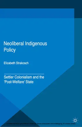 Strakosch |  Neoliberal Indigenous Policy | eBook | Sack Fachmedien
