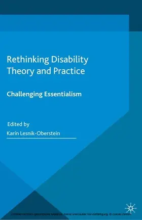 Lesnik-Oberstein |  Rethinking Disability Theory and Practice | eBook | Sack Fachmedien