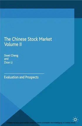 Cheng / Li |  The Chinese Stock Market Volume II | eBook | Sack Fachmedien