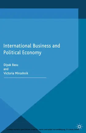 Basu / Miroshnik |  International Business and Political Economy | eBook | Sack Fachmedien