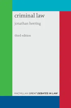 Herring |  Great Debates in Criminal Law | Buch |  Sack Fachmedien