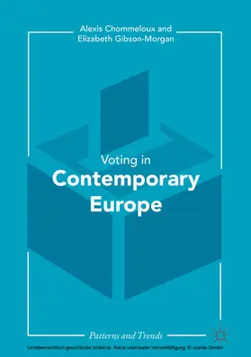 Chommeloux / Gibson-Morgan |  Contemporary Voting in Europe | eBook | Sack Fachmedien