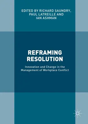 Saundry / Latreille / Ashman |  Reframing Resolution | eBook | Sack Fachmedien