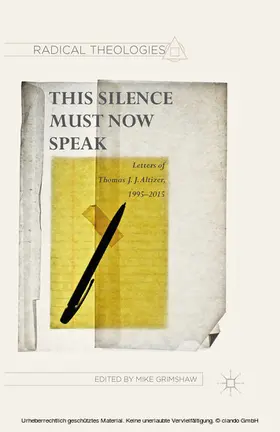 Altizer / Grimshaw |  This Silence Must Now Speak | eBook | Sack Fachmedien