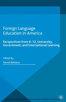 Berbeco | Foreign Language Education in America | E-Book | www2.sack.de
