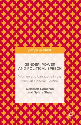 Cameron / Shaw | Gender, Power and Political Speech | E-Book | sack.de