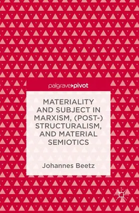 Beetz |  Materiality and Subject in Marxism, (Post-)Structuralism, and Material Semiotics | Buch |  Sack Fachmedien