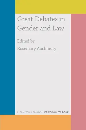Auchmuty |  Great Debates in Gender and Law | Buch |  Sack Fachmedien