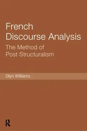 Williams |  French Discourse Analysis | Buch |  Sack Fachmedien