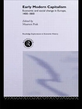 Prak |  Early Modern Capitalism | Buch |  Sack Fachmedien