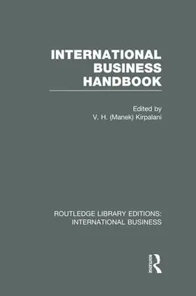 Kirpalani |  International Business Handbook (RLE International Business) | Buch |  Sack Fachmedien
