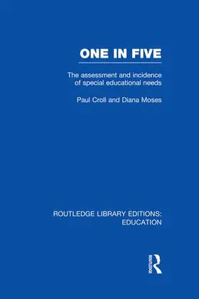 Croll / Moses |  One in Five (RLE Edu M) | Buch |  Sack Fachmedien