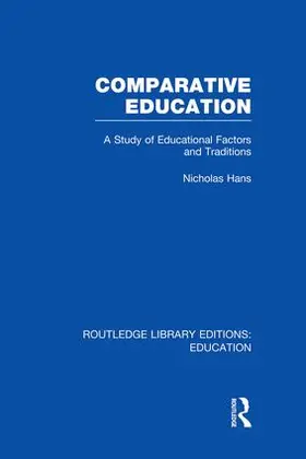 Hans |  Comparative Education | Buch |  Sack Fachmedien